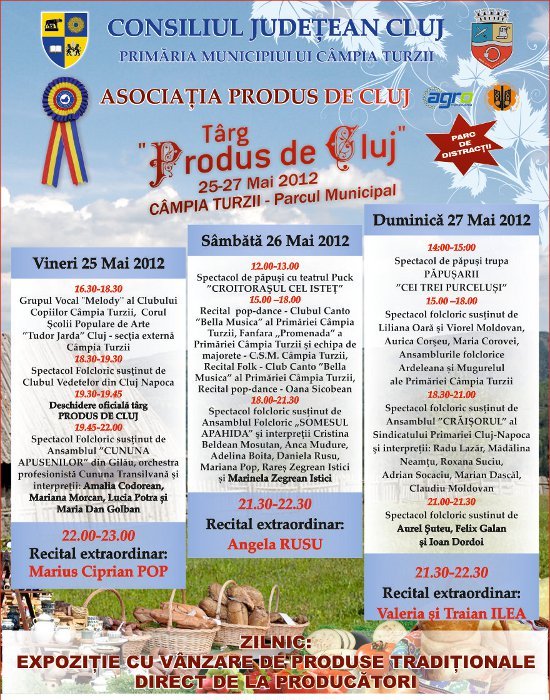 produs de cluj campia turzii afis