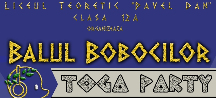 balul bobocilor toga party