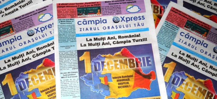 primul numar tiparit campia express