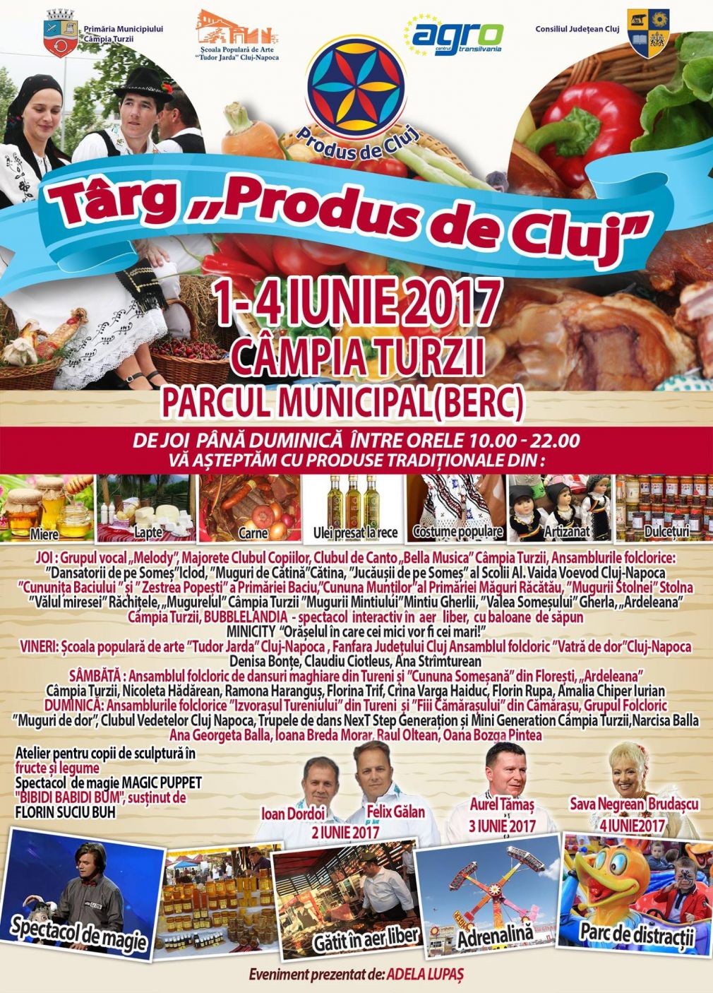 T&acirc;rgul Produs de Cluj va avea loc la C&acirc;mpia Turzii &icirc;n perioada 1-4 iunie 2017