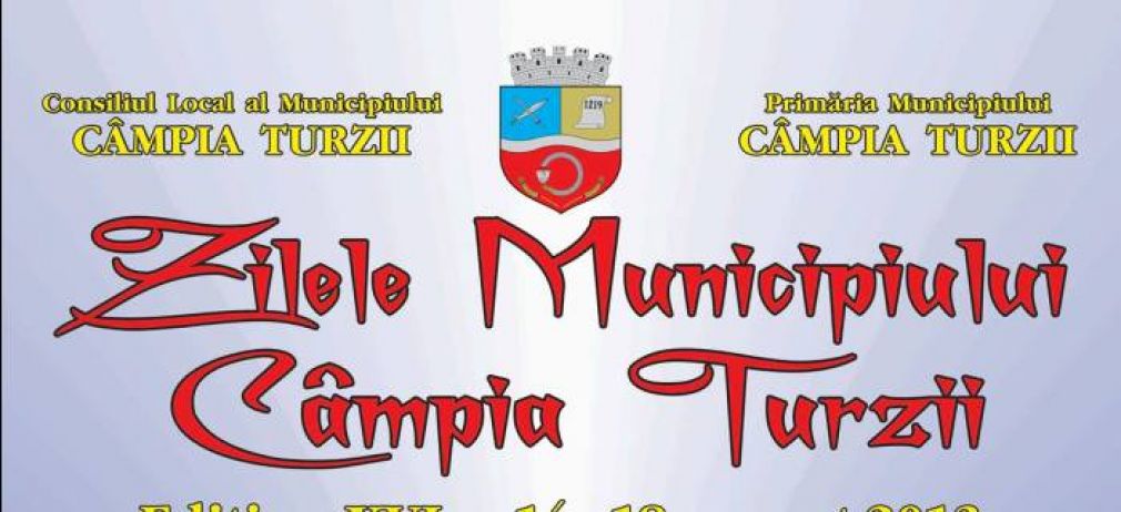 PROGRAMUL ZILELOR MUNICIPIULUI CÂMPIA TURZII, ediţia a XIX – a, 19 – 21 august 2016